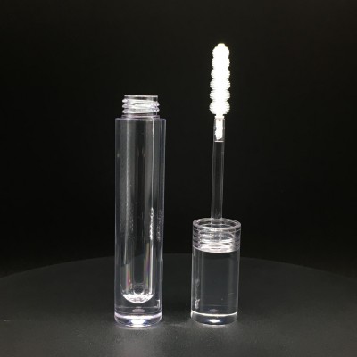 Luxury plastic PETG empty clear lip gloss bottle clear lipgloss tubes 4ml