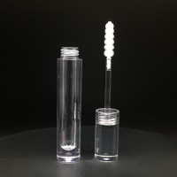 Luxury plastic PETG empty clear lip gloss bottle clear lipgloss tubes 4ml