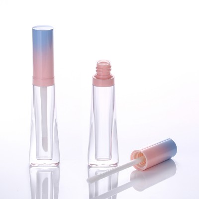 Unique design luxury custom gradient lip gloss tube