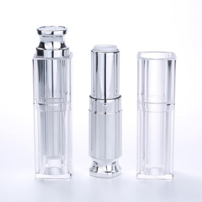 Custom transparent square lipstick tube wholesale